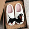 Fuzzy Dog Slippers Cute Warm Non Slip Indoor House Slippers 0