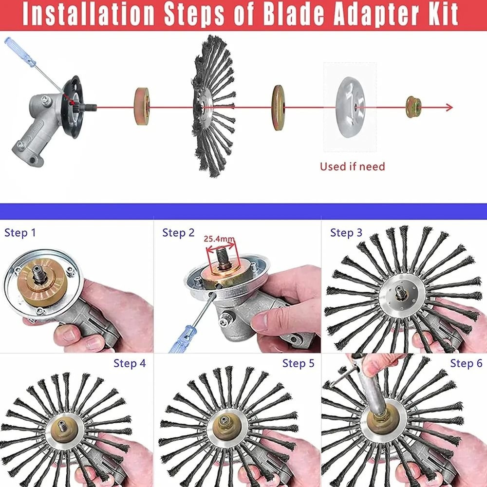 Stainless Steel Grass Trimmer Saw Blade Lawn Mower Cutting Disc 6
