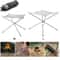 Portable Camping Fire Pit Grill Foldable Stainless Steel Fire Frame 9