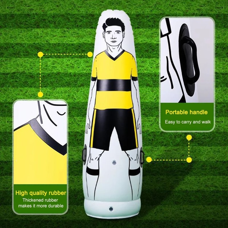 Inflatable Soccer Training Mannequin Free Kick Practice Dummy 160cm 6