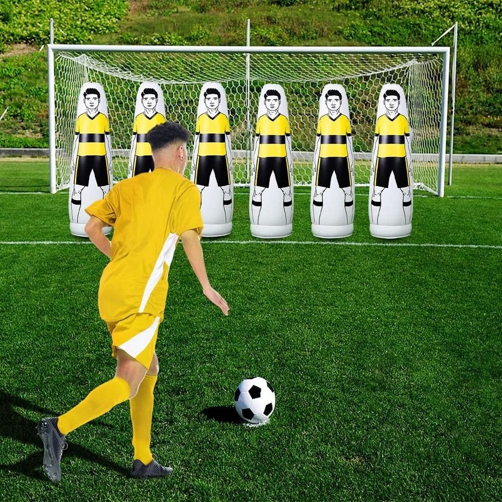 Inflatable Soccer Training Mannequin Free Kick Practice Dummy 160cm 8