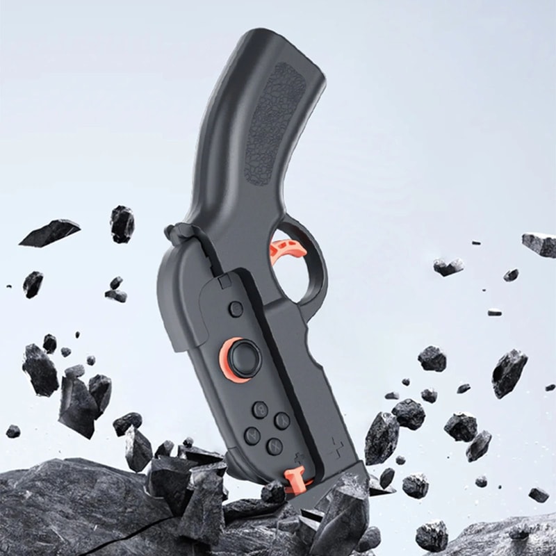 Nintendo Switch Gun Controller Grip Shooting Game Motion Hand Grip 2 Pack 2