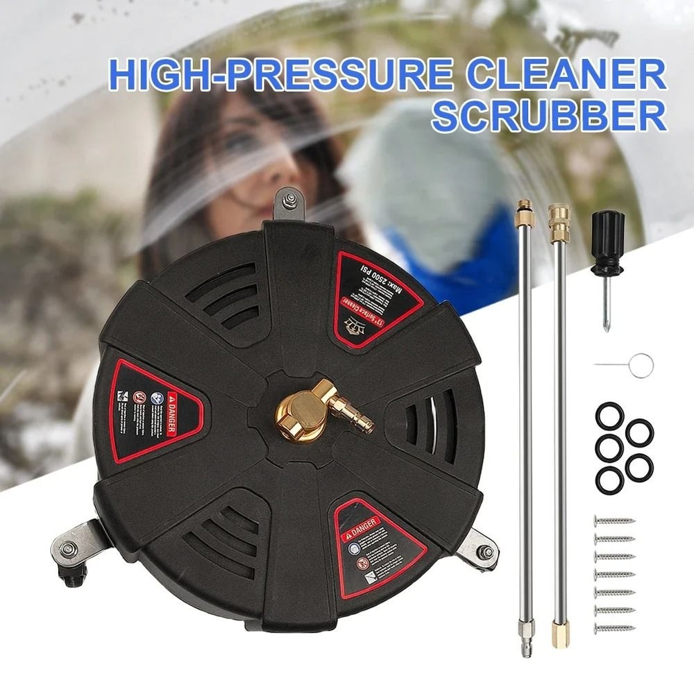 13 Inch Pressure Washer Surface Cleaner Flat Surface Cleaning Attachment 3