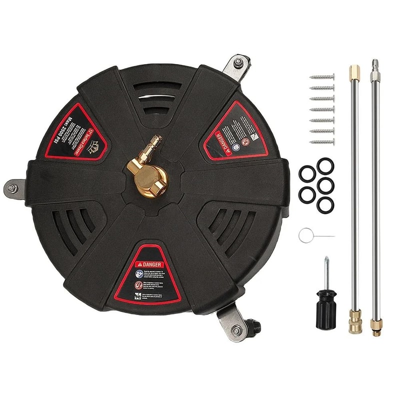 13 Inch Pressure Washer Surface Cleaner Flat Surface Cleaning Attachment 0