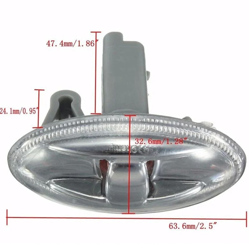 Amber Side Indicator Light Turn Signal Repeater For Peugeot Models 5