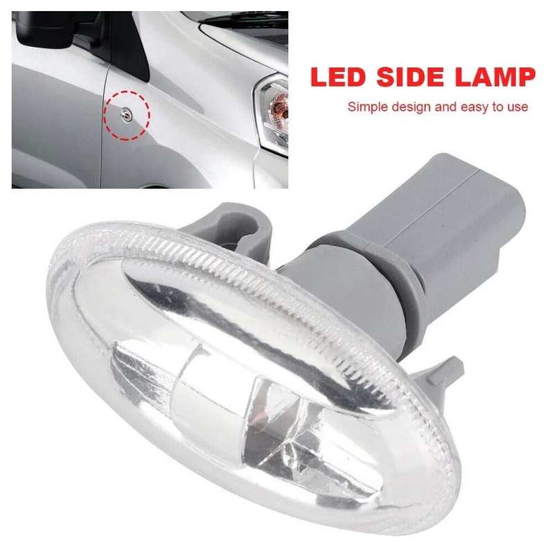 Amber Side Indicator Light Turn Signal Repeater For Peugeot Models 9