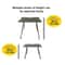 Folding Workbench Legs Adjustable Metal Table Legs For Camping And Travel 5