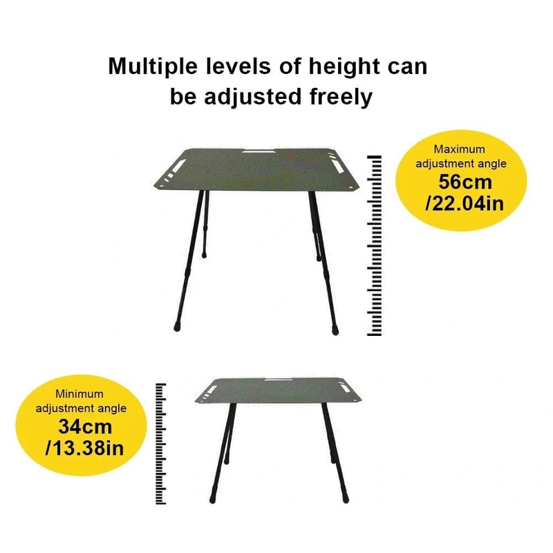 Folding Workbench Legs Adjustable Metal Table Legs For Camping And Travel 5