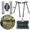 Folding Workbench Legs Adjustable Metal Table Legs For Camping And Travel 7