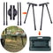 Folding Workbench Legs Adjustable Metal Table Legs For Camping And Travel 7