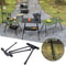 Folding Workbench Legs Adjustable Metal Table Legs For Camping And Travel 0