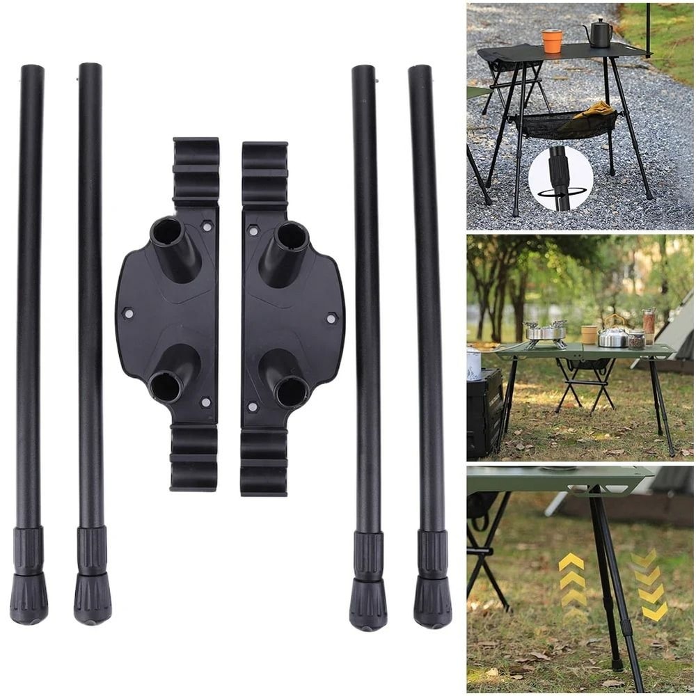 Folding Workbench Legs Adjustable Metal Table Legs For Camping And Travel 8