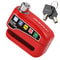 Motorcycle Disc Brake Lock With Alarm Waterproof Anti Theft Safety Lock 1