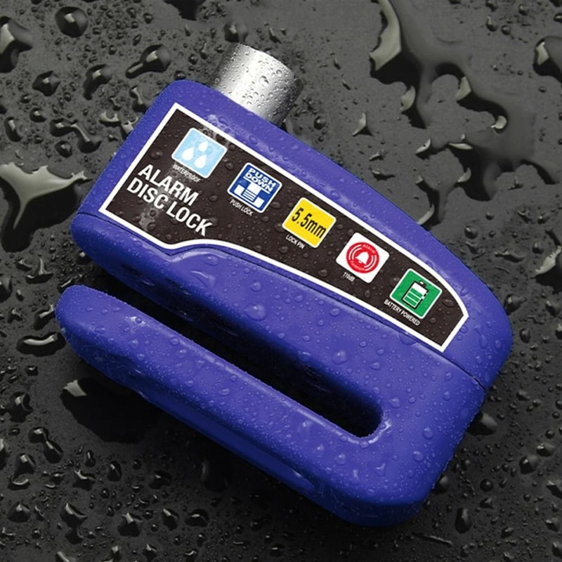 Motorcycle Disc Brake Lock With Alarm Waterproof Anti Theft Safety Lock 9