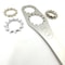 Stainless Steel Bicycle Cassette Removal Tool Flywheel Fixed Wrench 2