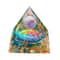 Handmade Orgonite Pyramid Natural Amethyst Crystal Energy Decor 1