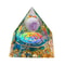 Handmade Orgonite Pyramid Natural Amethyst Crystal Energy Decor 1