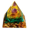 Handmade Orgonite Pyramid Natural Amethyst Crystal Energy Decor 18
