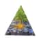 Handmade Orgonite Pyramid Natural Amethyst Crystal Energy Decor 6