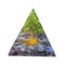 Handmade Orgonite Pyramid Natural Amethyst Crystal Energy Decor 6