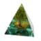Handmade Orgonite Pyramid Natural Amethyst Crystal Energy Decor 7