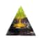 Handmade Orgonite Pyramid Natural Amethyst Crystal Energy Decor 8