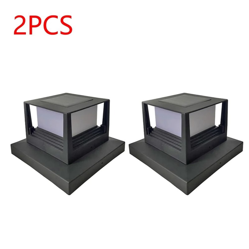 Solar Fence Light Waterproof Outdoor Solar Column Light For Garden And Gate 2