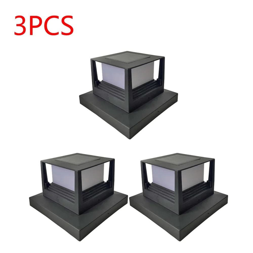 Solar Fence Light Waterproof Outdoor Solar Column Light For Garden And Gate 3