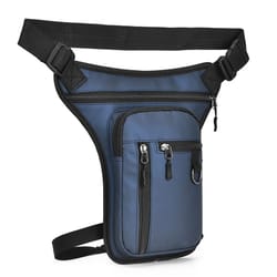motorcycle drop leg bag waterproof nylon thigh and waist bag for men