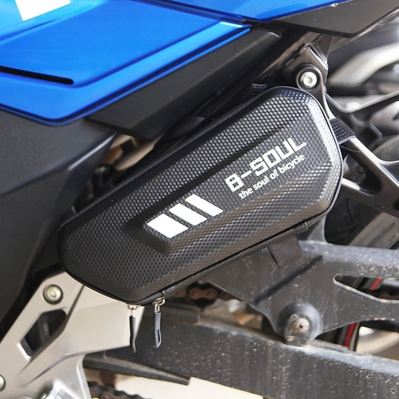 B SOUL Waterproof Motorcycle Side Bag EVA Hard Shell Hanging Bag 4