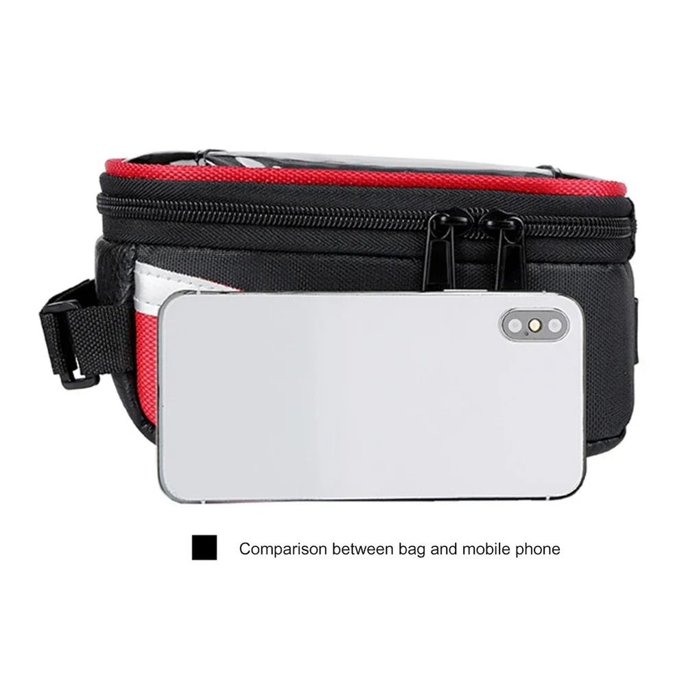 Waterproof Bike Frame Bag Touch Screen Bicycle Phone Holder Top Tube Bag 4