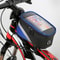 Waterproof Bike Frame Bag Touch Screen Bicycle Phone Holder Top Tube Bag 0