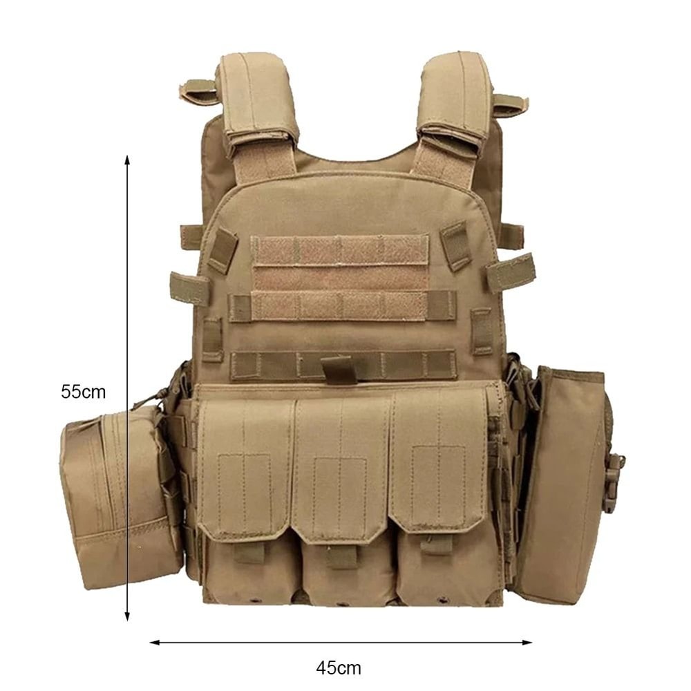 Adjustable Tactical Hunting Vest MOLLE Chest Vest Camouflage Outdoor Waistcoat 8