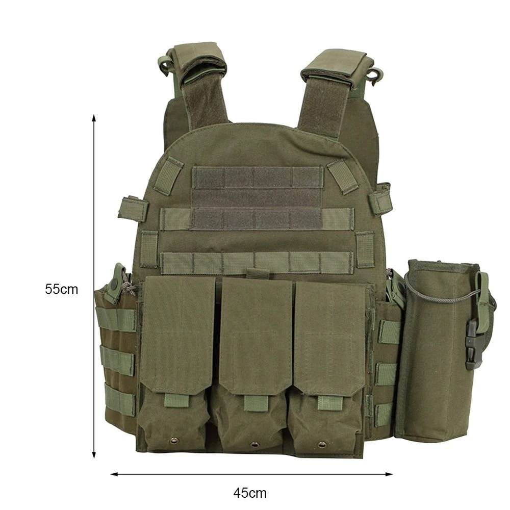 Adjustable Tactical Hunting Vest MOLLE Chest Vest Camouflage Outdoor Waistcoat 5