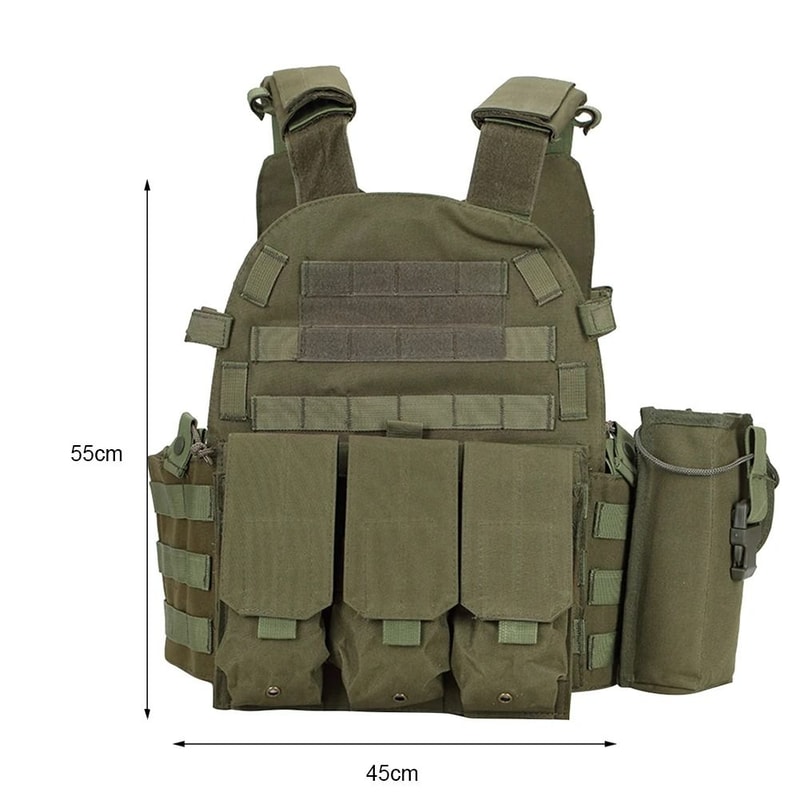 Adjustable Tactical Hunting Vest MOLLE Chest Vest Camouflage Outdoor Waistcoat 5