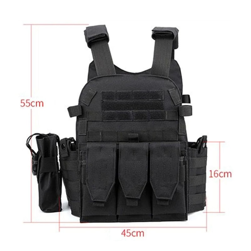 Adjustable Tactical Hunting Vest MOLLE Chest Vest Camouflage Outdoor Waistcoat 7