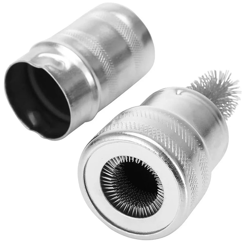 Car Battery Terminal Cleaner Wire Brush Anti Corrosion Battery Post Cleaning Tool 0