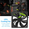 120mm High Speed PC Case Fan Quiet CPU Cooling Fan With Large Airflow 4
