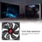 120mm High Speed PC Case Fan Quiet CPU Cooling Fan With Large Airflow 6
