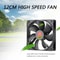 120mm High Speed PC Case Fan Quiet CPU Cooling Fan With Large Airflow 7