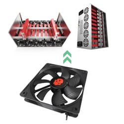 120mm high speed pc case fan quiet cpu cooling fan with large airflow