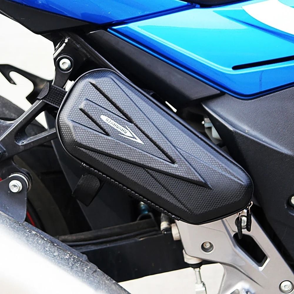 Universal Waterproof Motorcycle Side Bags EVA Hard Shell Hanging Bike Bag 8