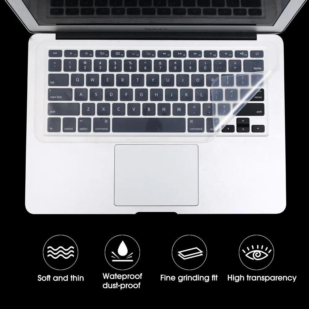 Universal Silicone Laptop Keyboard Cover Waterproof Dustproof Protector 5