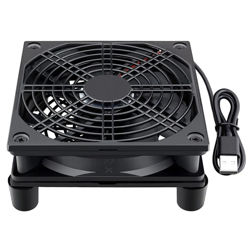 120mm USB Cooling Fan 5V Power Fan For Receiver DVR Router TV Box 0