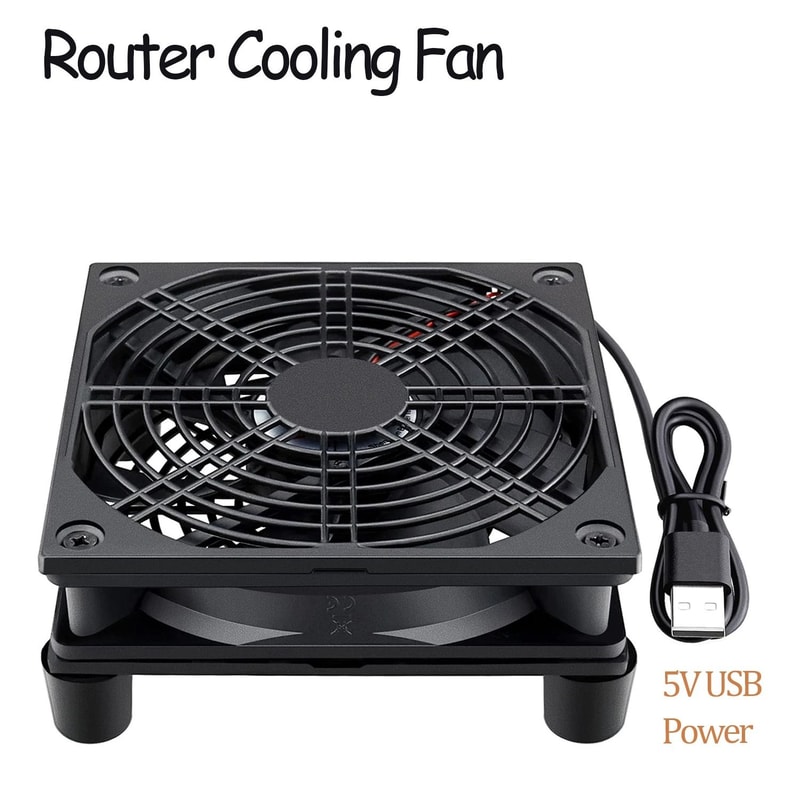 120mm USB Cooling Fan 5V Power Fan For Receiver DVR Router TV Box 6