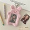 Cute Plush Photocard Holder Cartoon Keychain Photo Card Case 3