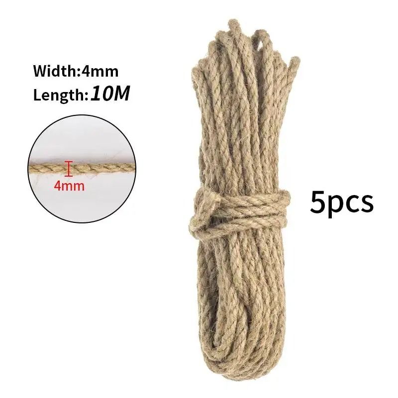 Natural Sisal Rope For Cat Scratching Post And DIY Cat Tree Repair 5