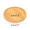Mini Bamboo Tray Coaster Wood Saucer For Coffee Cups And Flower Pots 8