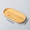 Mini Bamboo Tray Coaster Wood Saucer For Coffee Cups And Flower Pots 4