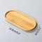 Mini Bamboo Tray Coaster Wood Saucer For Coffee Cups And Flower Pots 13